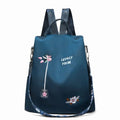 Women Oxford Backpack Casual Embroidery Bag Designer Female Large Capacity Travel Waterproof Handbag Shopping Knaps School Bag
