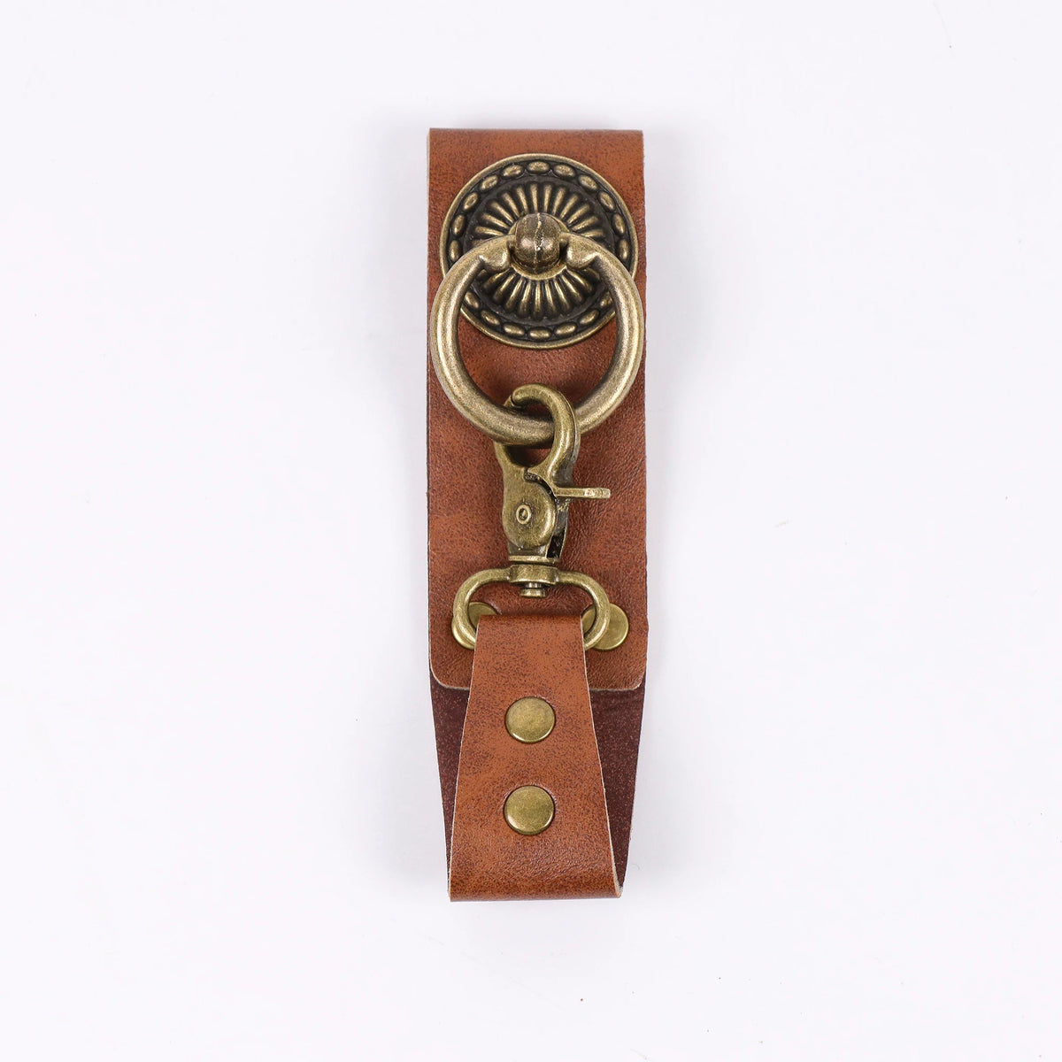 Medieval Steampunk Belt Mug Hanger, Viking Knight Cup Strap Holder with Metal Finish and Keyring Clasp, for Cosplay