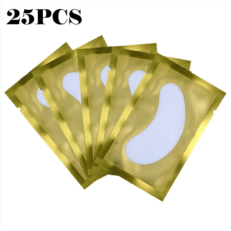 50 Pieces Of Hydrogel Eyelash Patch Grafting Eyelashes Isolating Pad Eyelash Patch Beauty  Moisturizing Eye Mask for Long-lastin