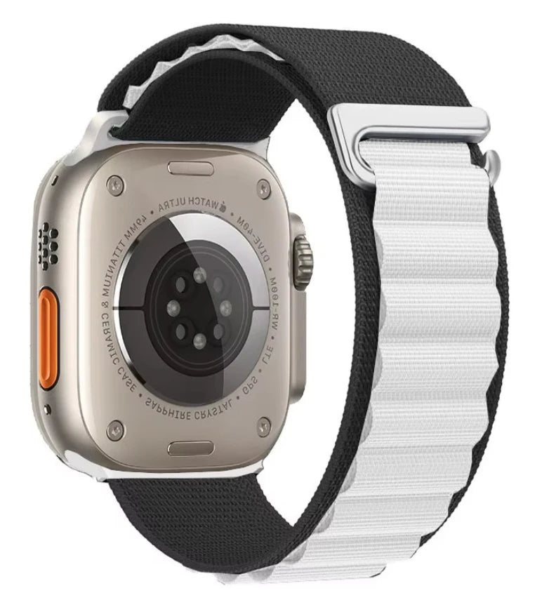 Alpine Loop Strap For Apple Watch Band 49mm 45mm 42mm 44mm 41mm 40mm 38mm Nylon Strap For IWatch Series Ultra 2/SE/9/8/10 46mm