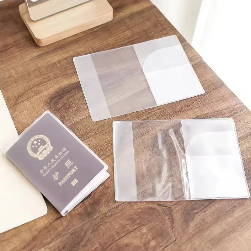 New Passport Protective Cover Waterproof Cover ID Card Holder Universal Business Credit Card Protective Cover Storage Wallet