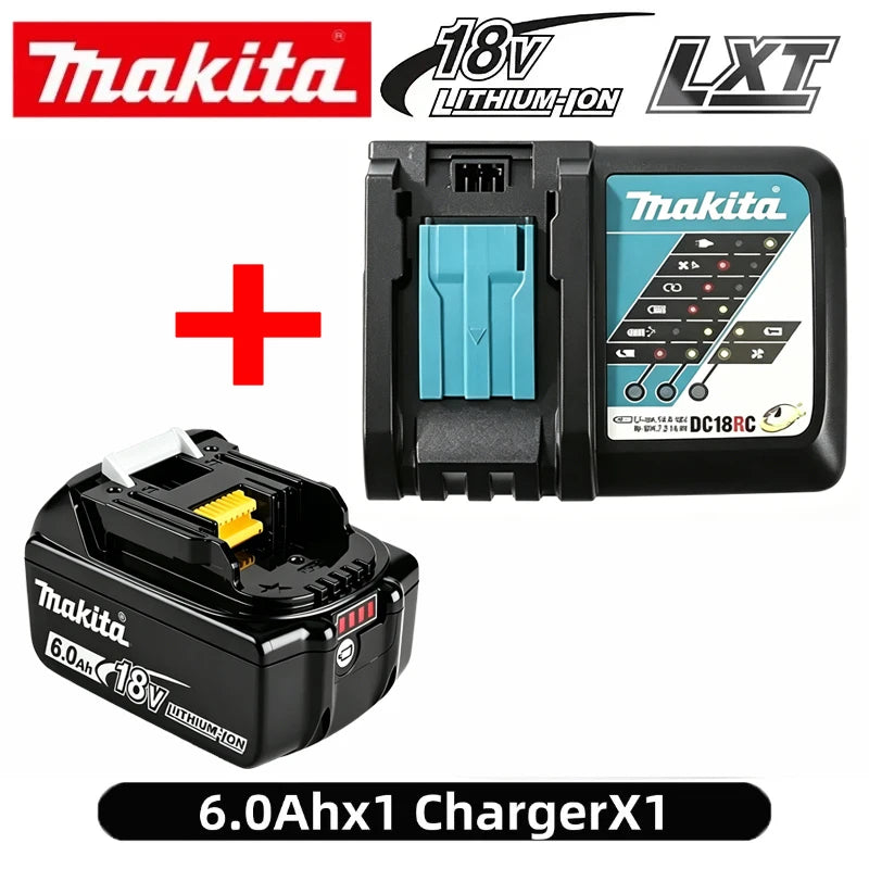 Original Makita Battery DDF487 Cordless Driver Drill Brushless Electric Impact Screwdriver Rechargeable  battery Power Tool