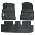 All Weather Floor Mat for 2019-2023 Tesla Model 3, TPE Car Mat Full Set 1st 2nd Row All Weather Protection Anti-Slip Waterproof