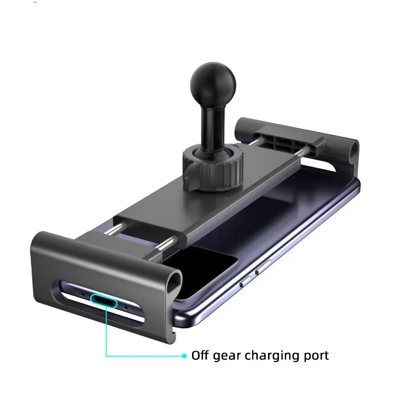 Tablet Holder Bike Handlebar Mount Clamp for Treadmill Motorcycle Bicycle Spin Bike Stroller for iPad Pro 12.9, Air, Mini, 4-13"