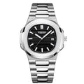 BINBOND Top Brand Luxury Men Quartz Watch Waterproof Date Male Clock Stainless Steel Business Mens Watches Relogio Masculino