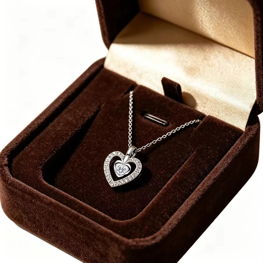 S925 silver clover thread lock bow necklace suitable for women's daily wear DIY exquisite jewelry gifts