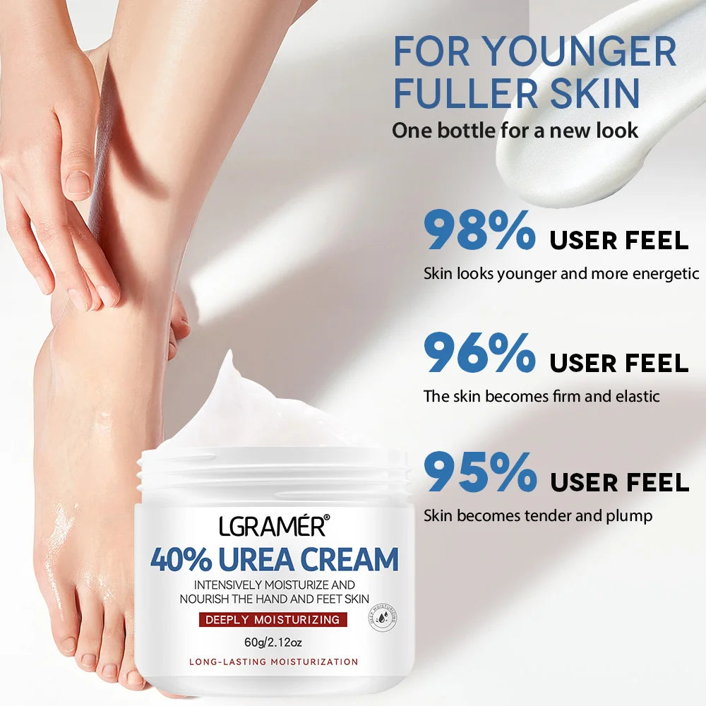 40% Urea Cream Dry Moisturizing Hand and Foot Cream Removes Dead Skin and Repairs Dry Cracked Skin Deeply Replenishes Moisture