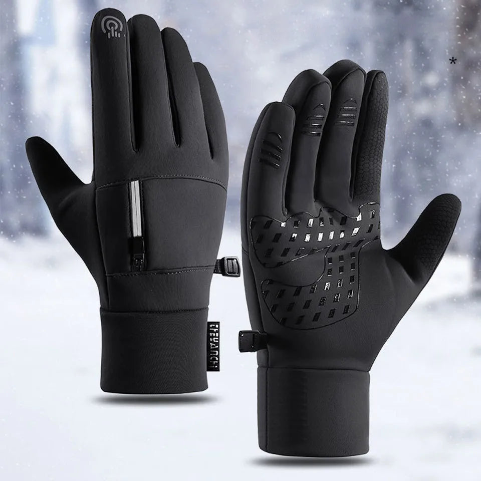 GTUBIKE New Winter Warm Gloves Windproof Waterproof Touchscreen Gloves Outdoor Sports Running Cycling Fishing Skiing Glove