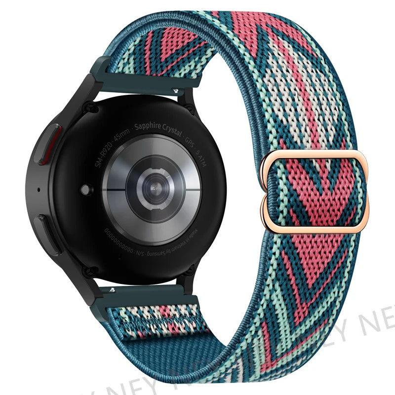 Shiny Pride Band For Samsung Galaxy Watch 6-7-4-5 pro-4 classic-Active 2 Elastic bracelet huawei watch gt 2 gt2 20mm 22mm Strap
