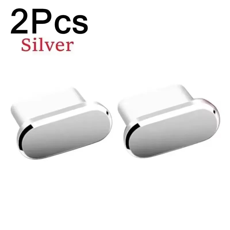 1-5Pcs Metal USB Type C Dust Plug for iPhone 17 Pro Max Air 17PM Mobile Phone Type-C Charging Port Protector Cover Cap Stopper