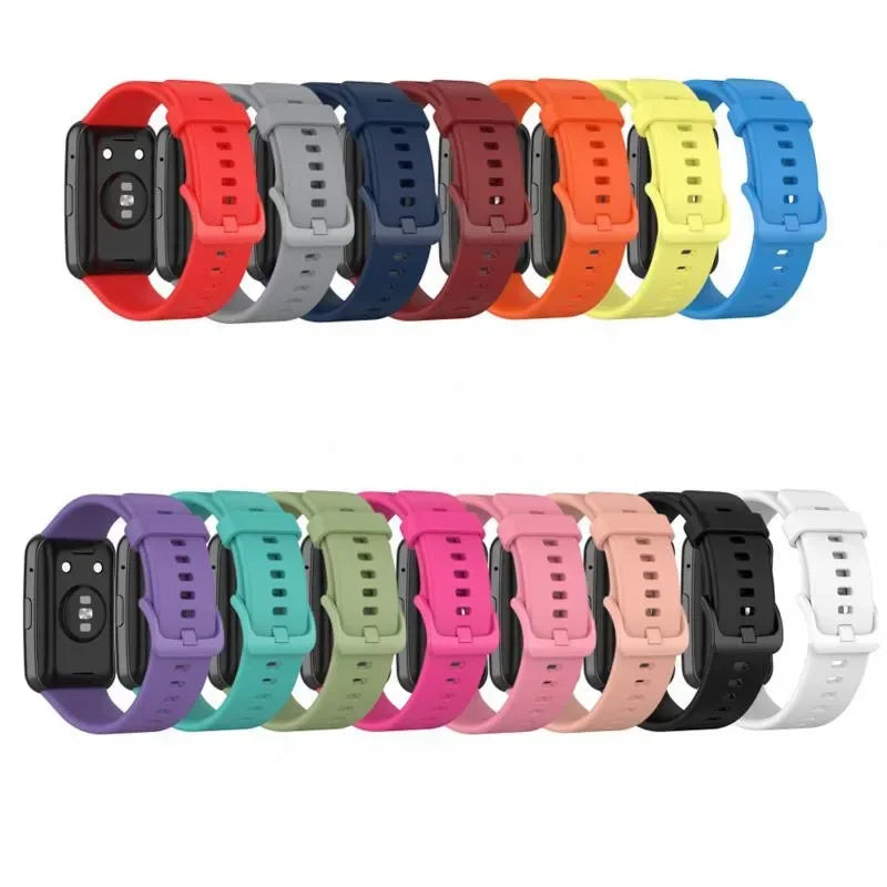 Silicone Band For huawei watch fit TIA-B19/B09 Smartwatch Wristband Belt huawei watch fit
