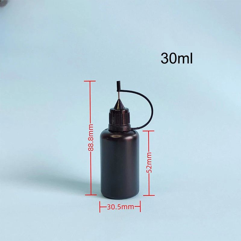 100-5ML Needle Tip Glue Applicator Plastic Bottle Essential Oil Injection Pigment Bottle Mobile Phone Dropper Repair Tool
