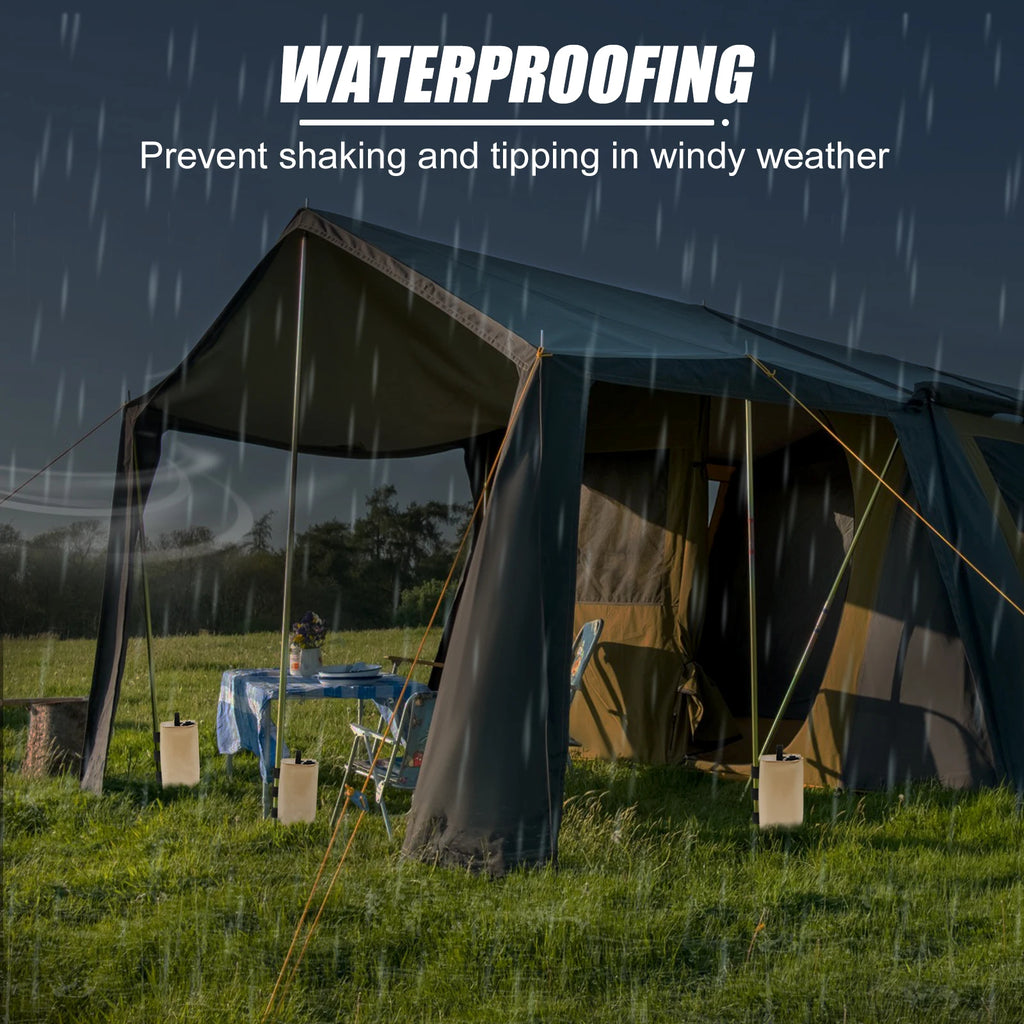 4/8Pcs Portable Canopy Water Weight Bag 88lbs Tent Water Weights with Fastening Straps Quick Installation Awning Leg Weights