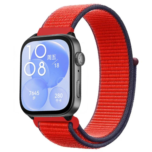 Nylon Loop Strap For Huawei Watch Fit 5/4/3 Sport Breathable Replacement Bracelet Wristband Huawei Watch Fit 4 5 Pro Accessories