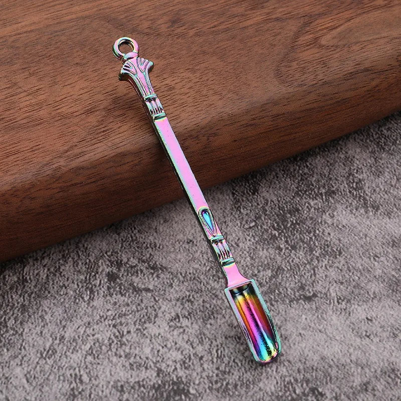 Metal Mini Shovel Spoon Medicine Spoon Micro Debugging Shovel Dessert Salt Teaspoon Mini Powder Spoon Kitchen Accessories
