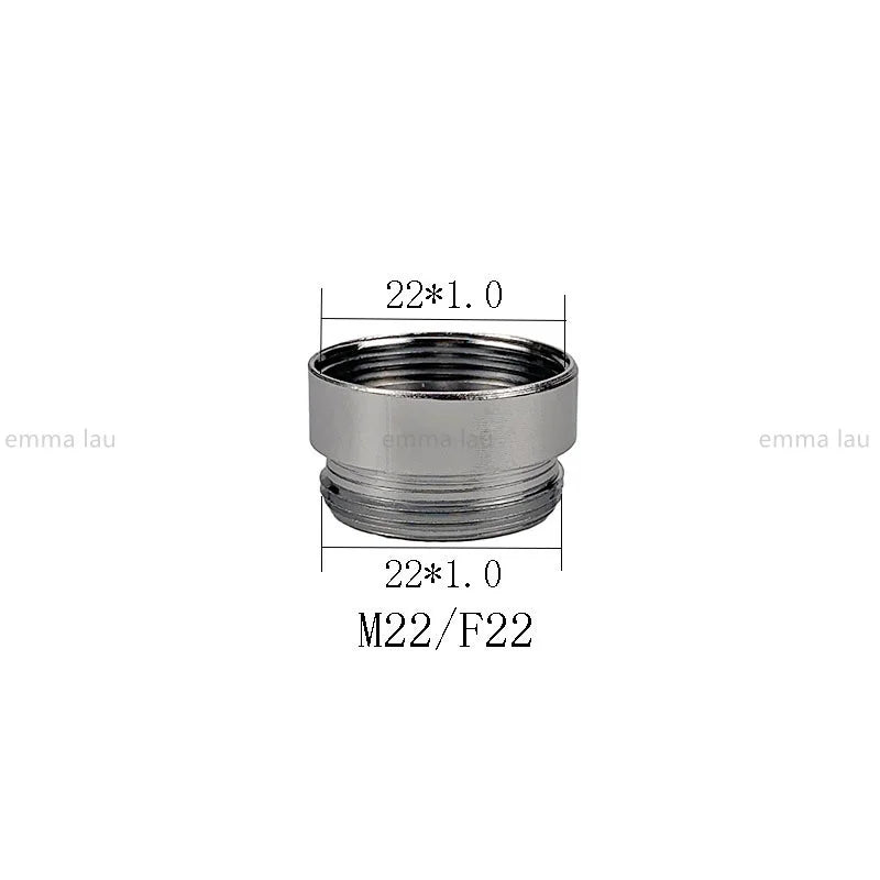 16 17 18 20 21 22 23 24 25 30mm Turn 22 Faucet Aerator Adapter Water Purifier Fittings Brass Kitchen Faucet Plumbing Accessories