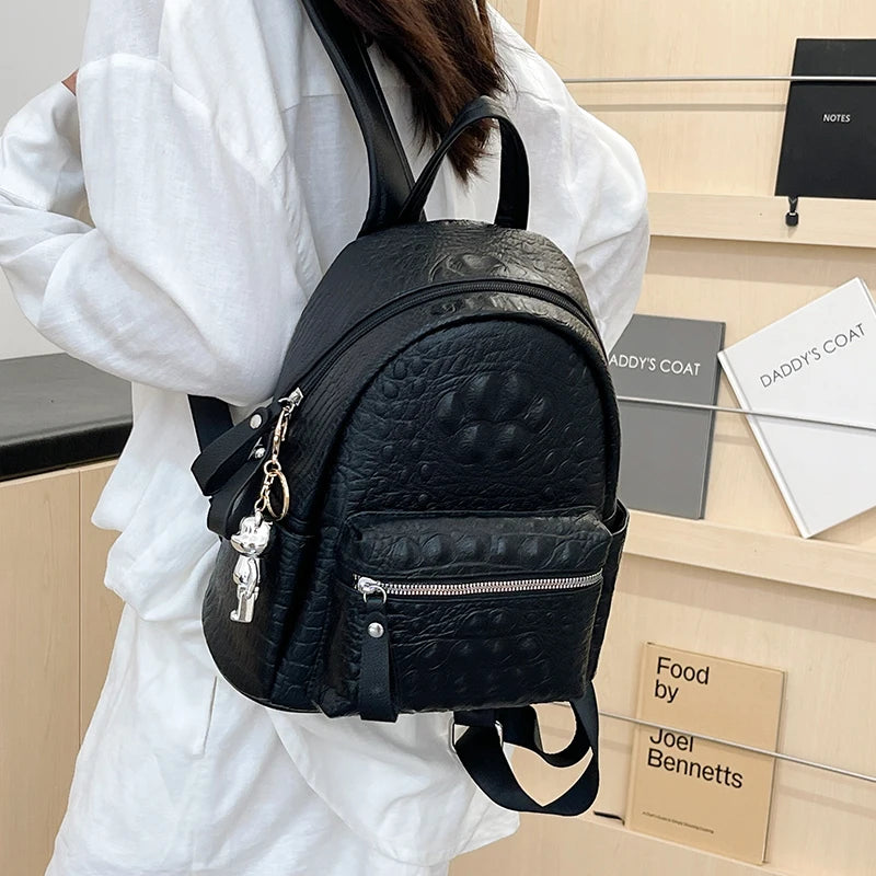 Women's Backpack Ladies Big Bagpack for Teenager Girl PU Leather Large Capacity Shoulder Bags for Women 2026 Mochilas Feminina