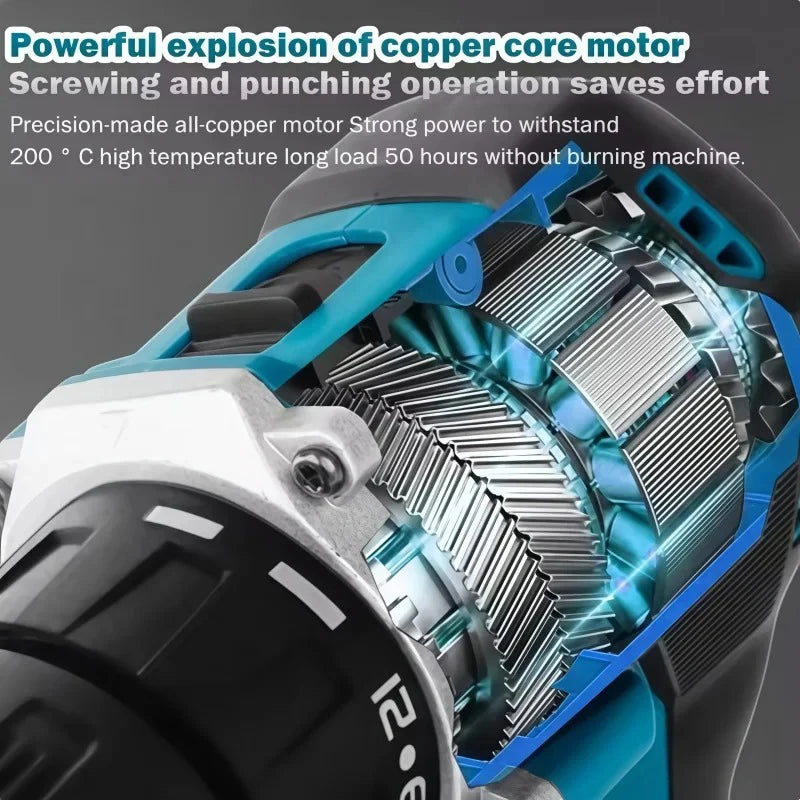 Original Makita Battery DDF487 Cordless Driver Drill Brushless Electric Impact Screwdriver Rechargeable  battery Power Tool