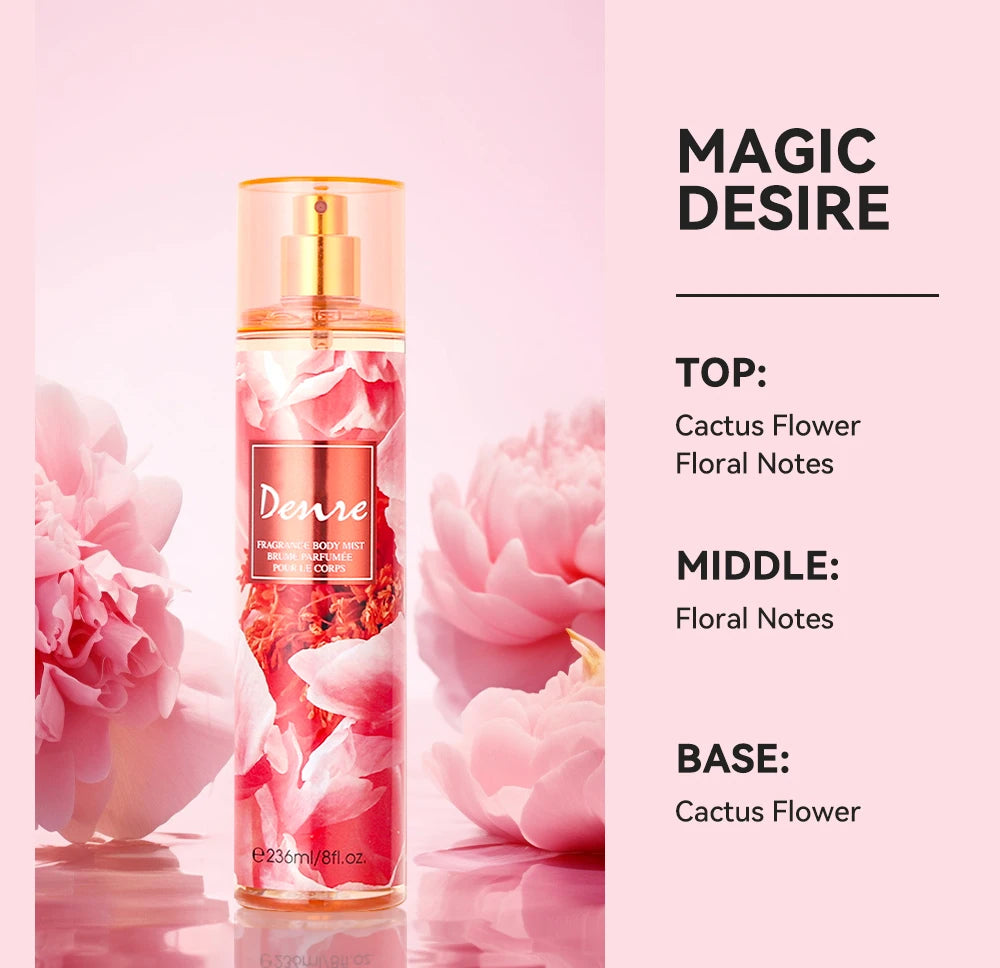 8 Fl.oz/236ml Hair & Body Mist for Women, Floral Fragrance Mist, Fresh Body Spray, Long-Lasting Perfume, Perfect for Daily Use