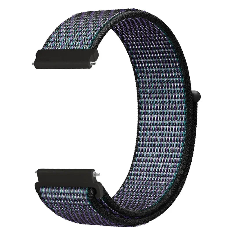 Nylon Loop For Garmin Forerunner 965 255 265 745 Bracelet For Garmin Vivoactive 6 5 4 3/Venu 2 3/Active/Chronos 22mm 20mm Strap