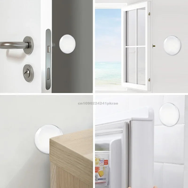 Door Stopper Handle Bumpers Silicone Self Adhesive Mute Anti-Shock Protection Porte Pad Home Decoration Wall Protection