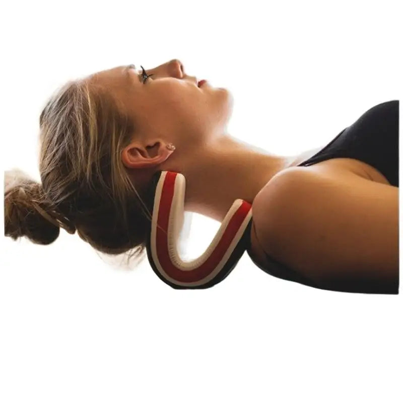 Multi-scene Use Cervical Neck Traction Pillow Ergonomic Neck Shoulder Relaxer Portable for Home Office Travel