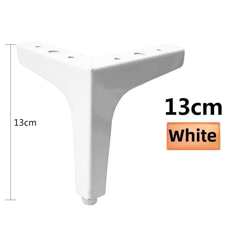 4pcs Modern furniture legs metal gold Black Iron Sofa Feet for Table Bed Chair Desk Dresser Cabinet support Furniture Hardware