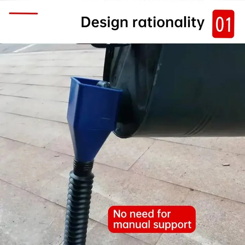 Plastic Car Motorcycle Refueling Oil Funnel Filter Quick Change Tool Accessories