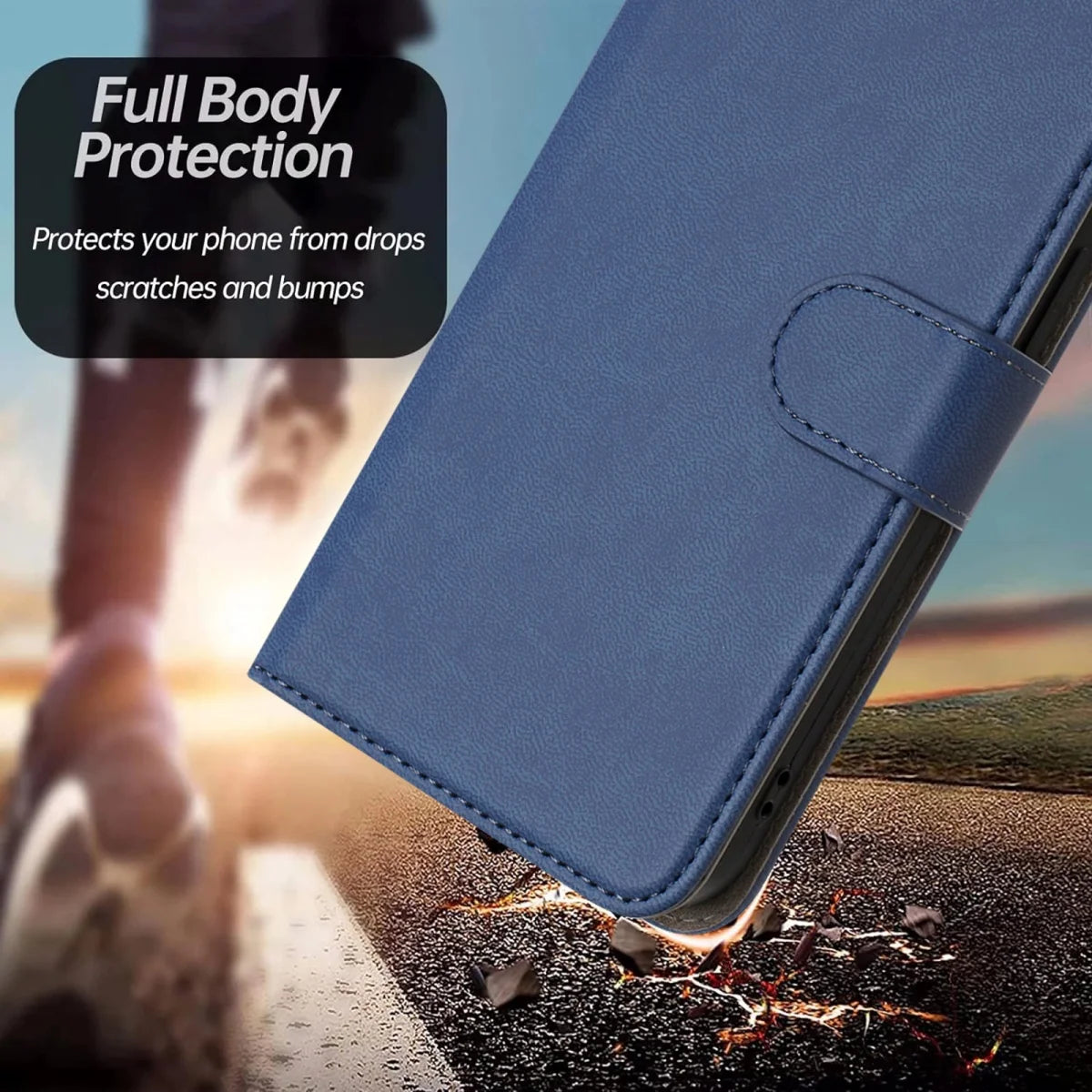 For iPhone 17 18 Pro Max Solid Color Luxury Leather Flip Case on For iPhone 17 16 15 14 13 12 Pro Max Plus Air 16E Wallet Cover