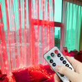 8 Modes LED Curtain Fairy Light USB Plug Wedding Garland Valentine's Day Ramadan EID Mubarak Decoration for Home Curtain Lights