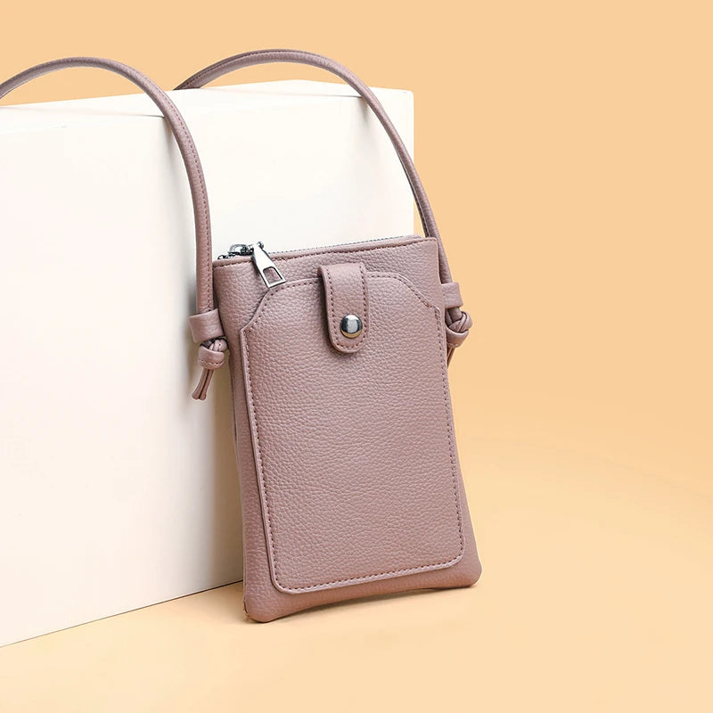 Small Crossbody Shoulder Bag For Women Cellphone Purse Card Holder Ladies Fashion PU Leather Handbags