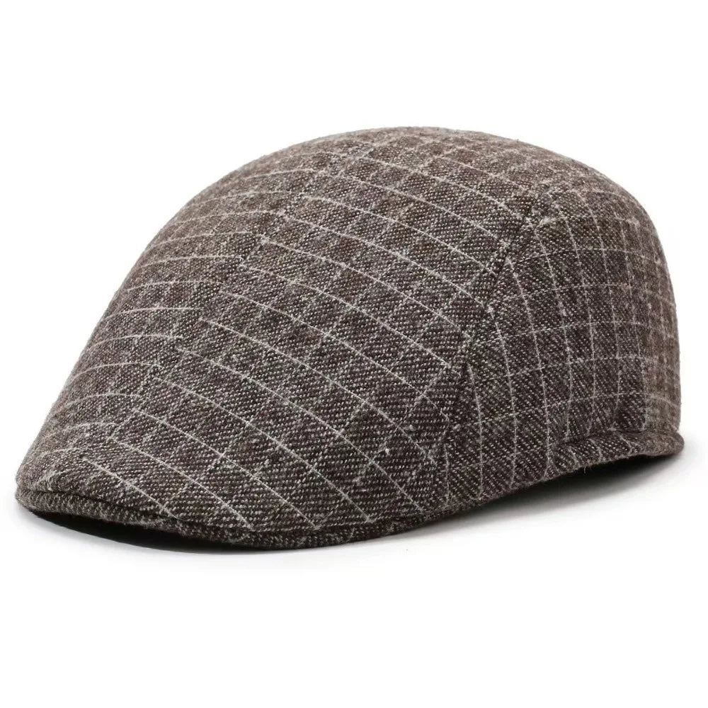 New Soft Men Berets Casual Anti-UV Newspaper Hat Dad Hat Men