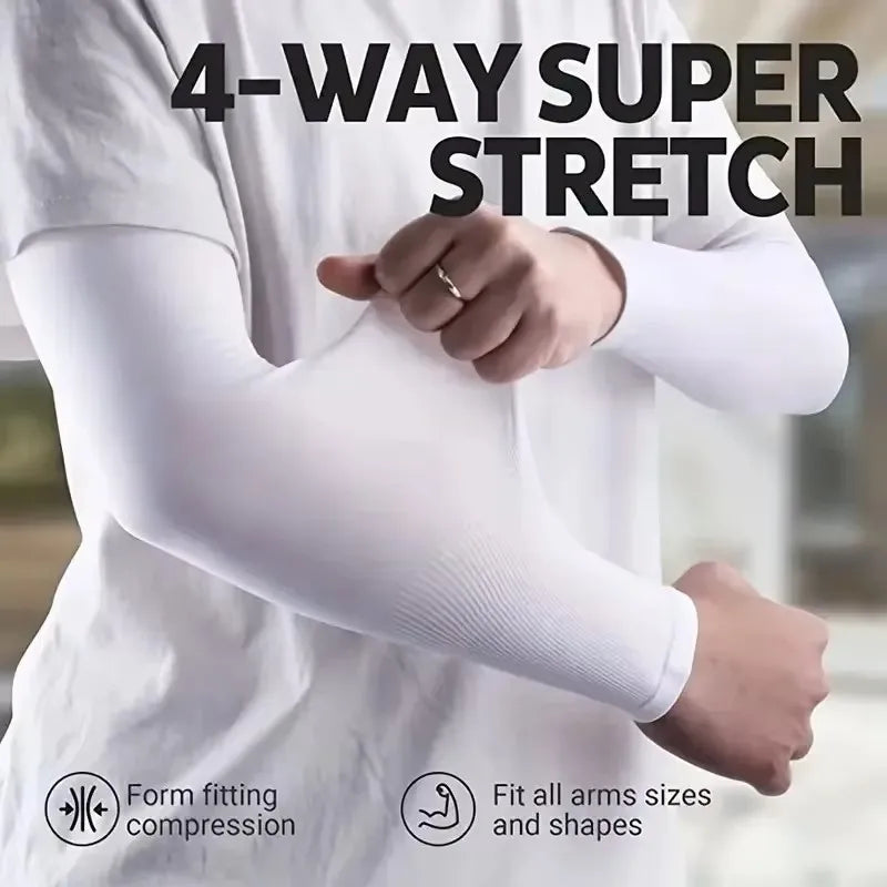 1/3 Pair of Breathable Sun Protection Sleeves - Breathable & UV Protective Gear for Sports, Driving, & Outdoor Adventures