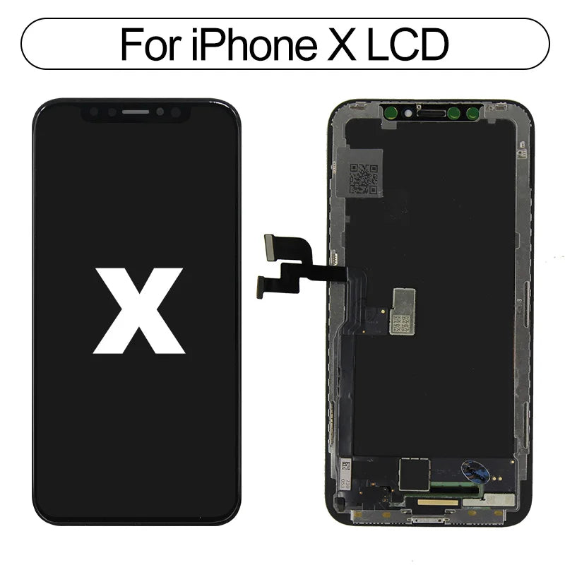 AAAA+ OLED For iPhone X XS LCD Display No Dead Pixel Screen Digitizer Replacement Parts Incell Display For iPhone XR XS MAX LCD
