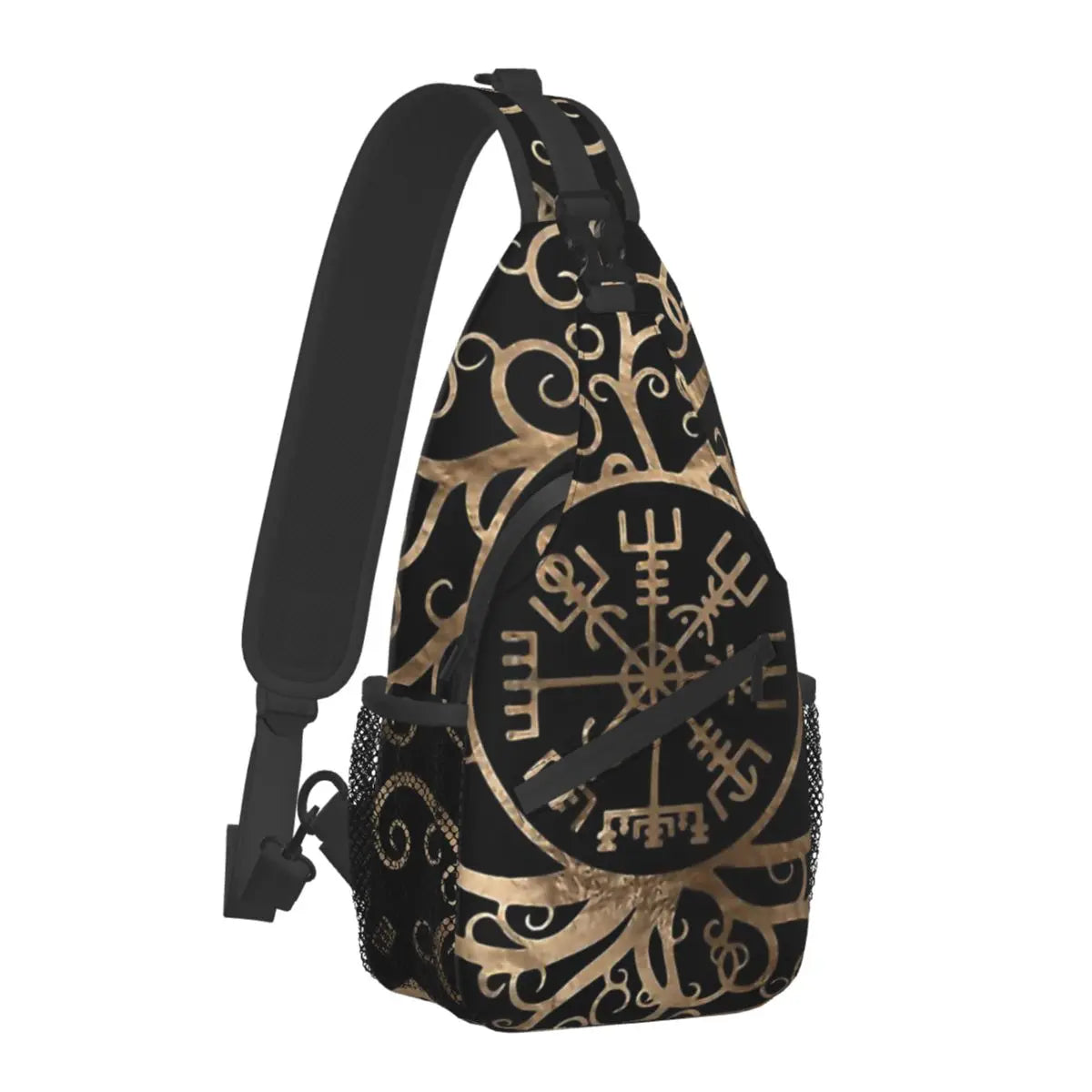 Norse Mythology Viking Crossbody Bag Sports Tree Of Life Triquetra Chest Bag Unisex Women Man Fashion Shoulder Backpacks Travel