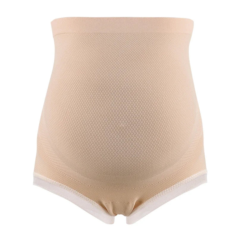 Maternity Panties High Waist Pregnant Panties Adjustable Belly Support Briefs for Pregnant Women Lace Solid Color Cozy Intimates