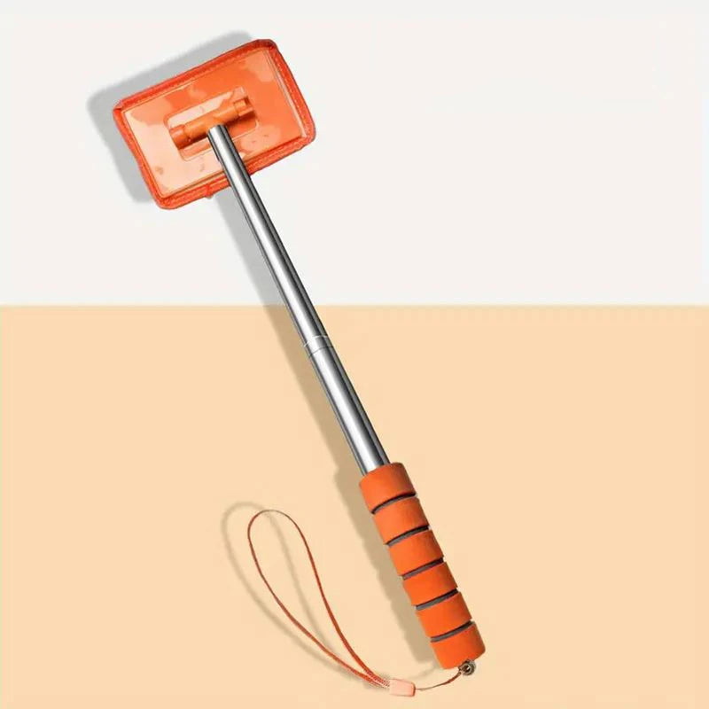 Automobile Windshield Water Scraping Telescopic Automobile Glass Wiper Auto Cleaning Tools Window Cleaning Brush Cleaning Cloth