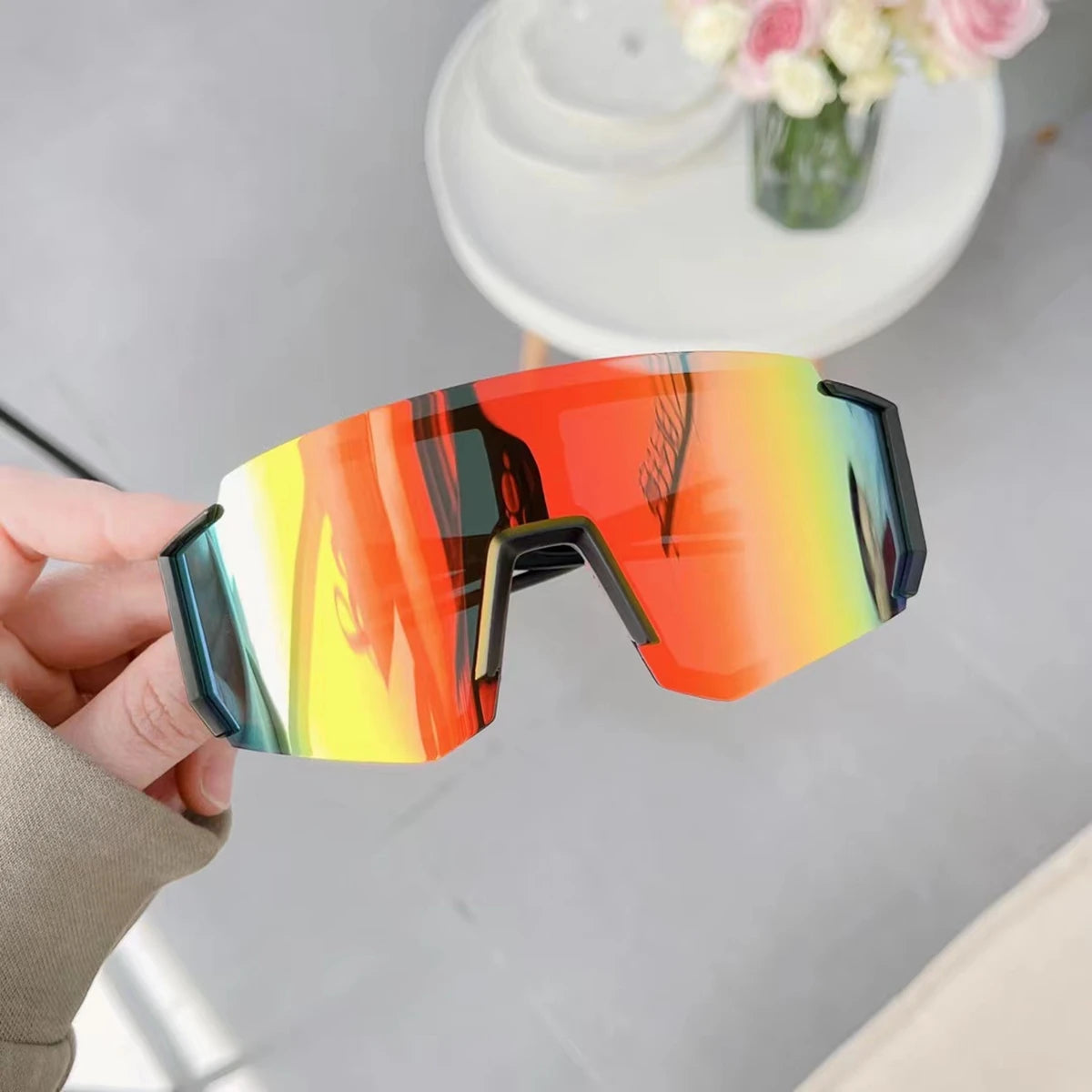 Fashion Designer Cycling Sunglasses Men Mountaineering Fishing Skiing Glasses Women New Outdoor Sports UV400 Windproof Eyewear