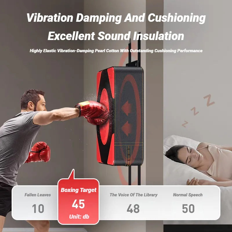 Adjustable Wall Punching Leather Pad Boxing Target Blocking Wall-Mounted Taekwondo Training Sandbags Fighting Gear Room Home Use