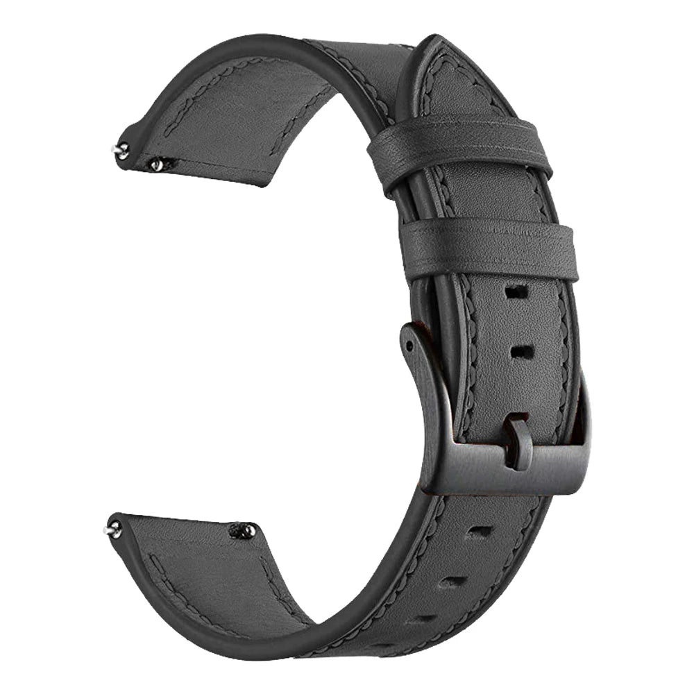 22 20mm Leather Band Straps For Garmin Forerunner 265 965 255 255M 245 645 158 55/Venu 2 Plus/Vivoactive 4 3/Venu2 SQ 2 Bracelet