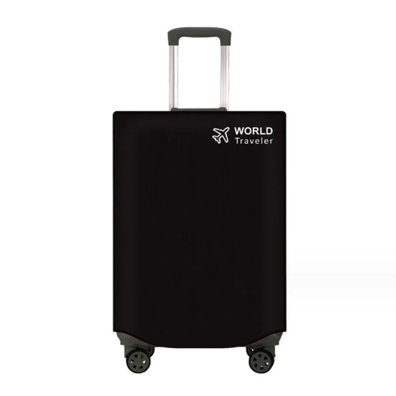 1PC 24/26/28/30inch Black Non-woven Luggage Protector Cover Trolley Suitcase Wear-resistant Anti-scratch Dustproof Luggage Cover