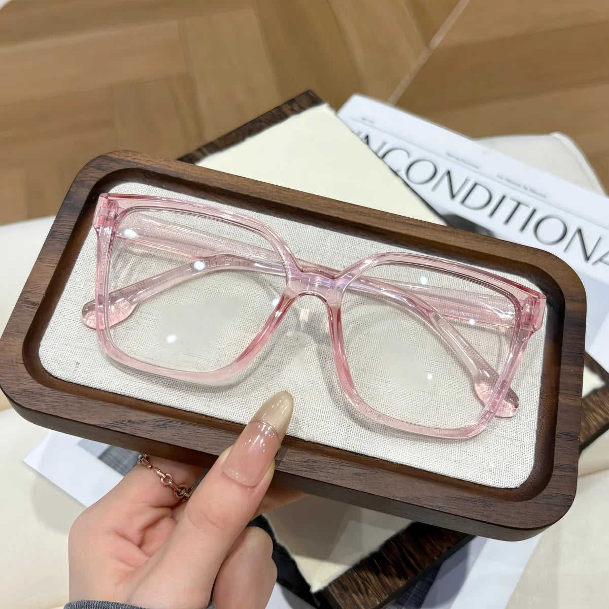 1Pc/2Pcs/3Pcs/4Pcs Elegant, Simple and Stylish Geometric Glasses with Transparent Lenses, Suitable for Daily Office Reading