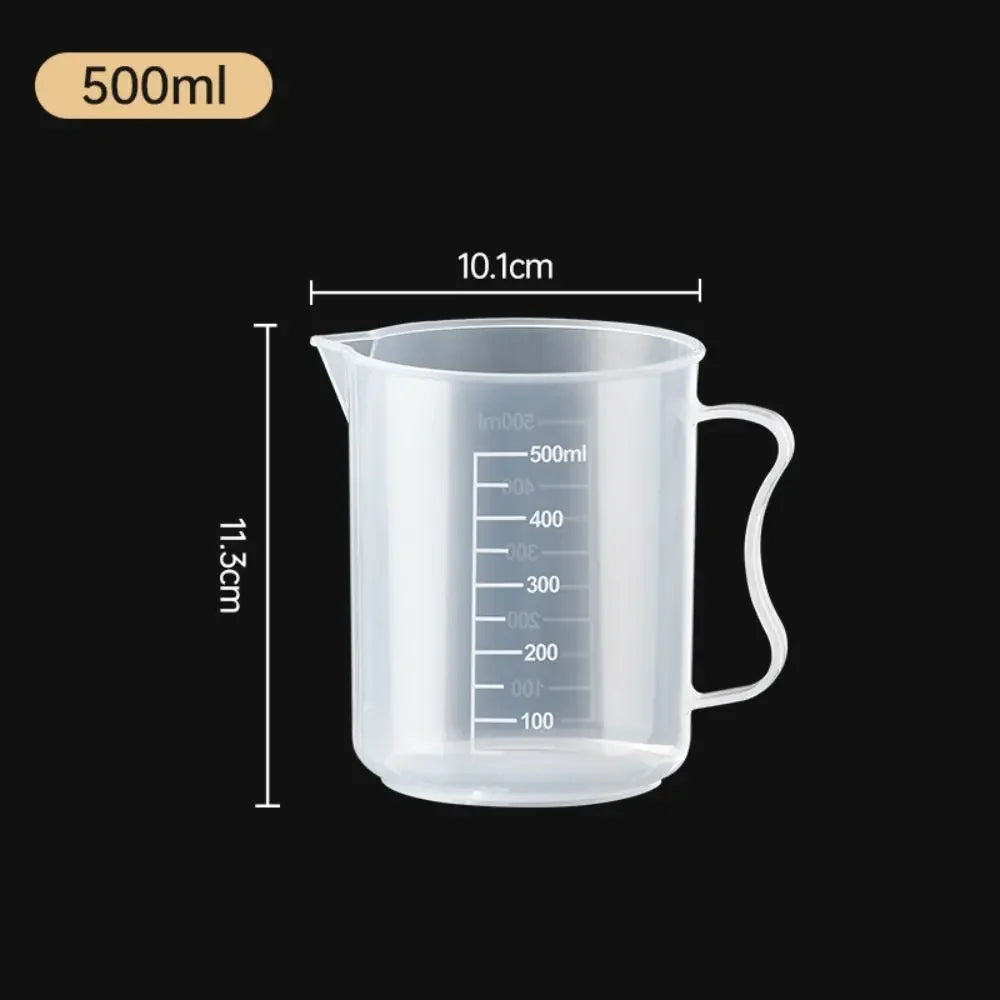 100-5000ml Thickened Plastic Measuring Cup with Scale Food Grade Measuring Cup Experimental Measuring Cup Beaker Plastic Cup