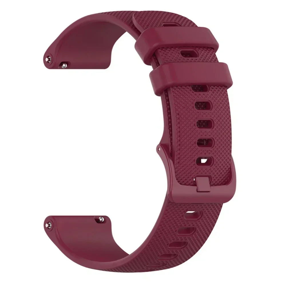20mm 22mm Silicone Strap For Garmin Venu 3 Band Forerunner 265 255 245 165 Music Vivoactive 4 Bracelet For Garmin Venu Sq 2 Plus