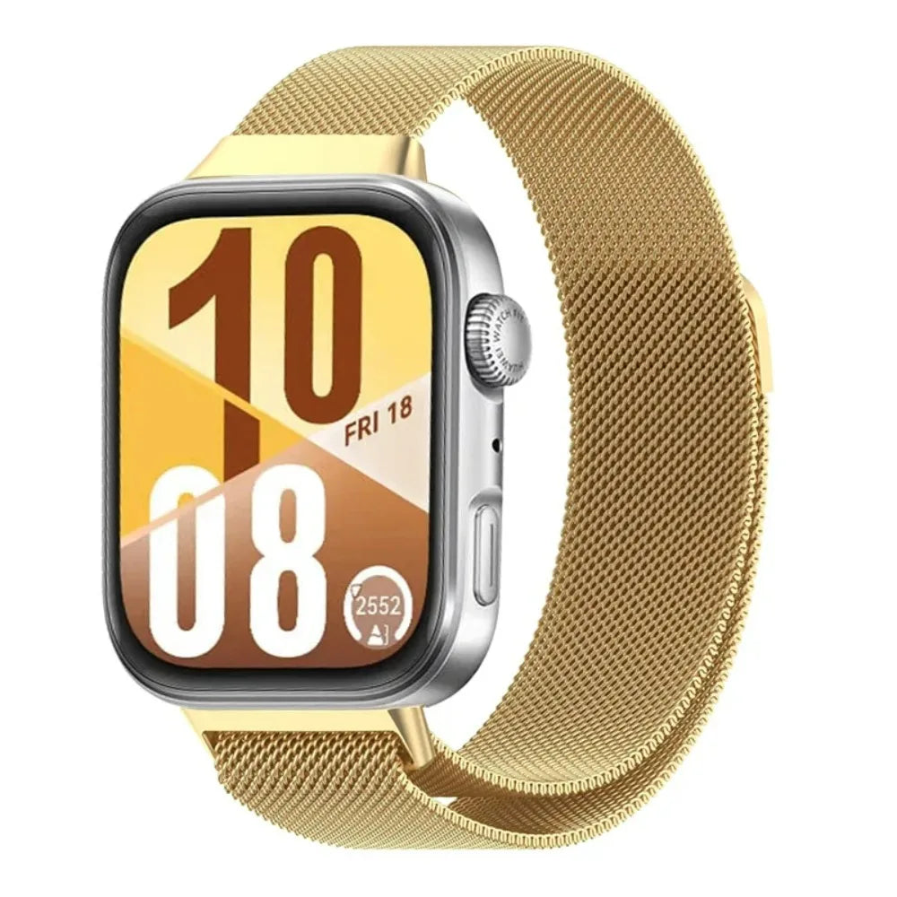 Magnetic Milanese Strap for Huawei Watch Fit 3/4/5 Stainless steel Breathable Wristband for Huawei Watch Fit 4 Pro/5/5 Pro Strap