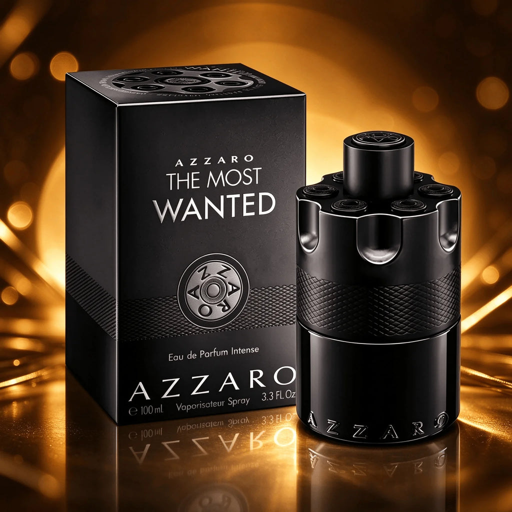 Azzaro The Most Wanted Eau de Parfum Intense 100ml Unisex Perfume Spray, Warm Fougère Woody Amber Fragrance with Cardamom Toffee & Amber Wood Notes, Magnetic Long Lasting Designer Cologne for Men Women Birthday Holiday Gift