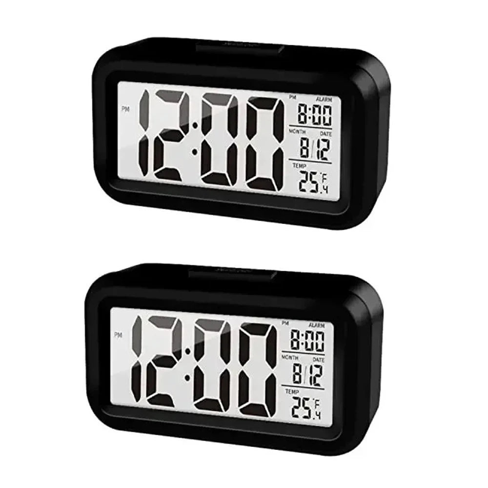 LED Digital Alarm Clock Backlight Snooze Data Time Calendar Desktop Multifunction Electronic Backlight Table Clock