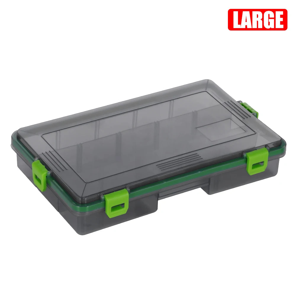 CAZULO waterproof fishing gear box, fishing equipment bait box, fishing hook storage box, fishing tool accessories