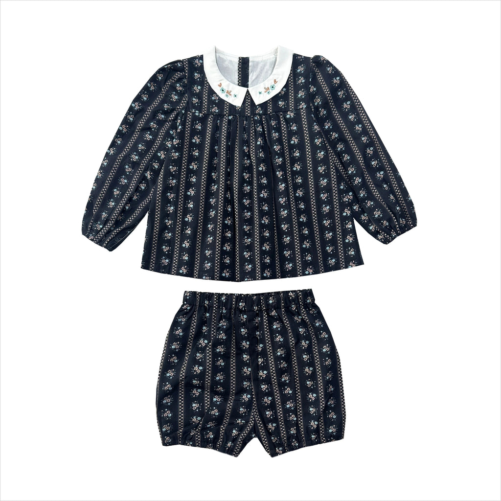 AP AW25 Duchess Collection Floral Printing Dress Elegant Clothing Set Boys Blazer Brothers Sisters Family Matching Outfits