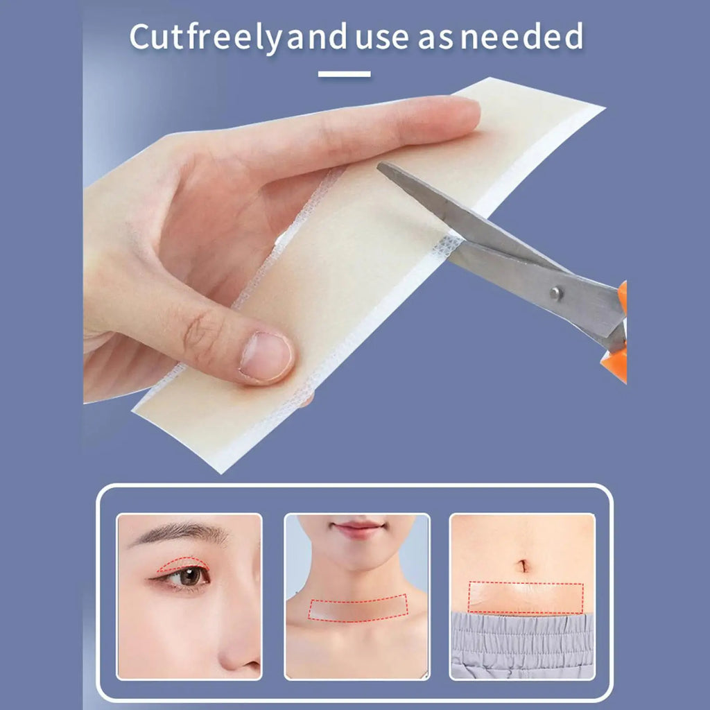 Painless Scar Repair Tape Silicone Scar Removal Strip Reusable Effective Skin Care Strips For Surgerys Burn Acne Scar